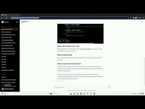 how to make a simple game in python for beginners