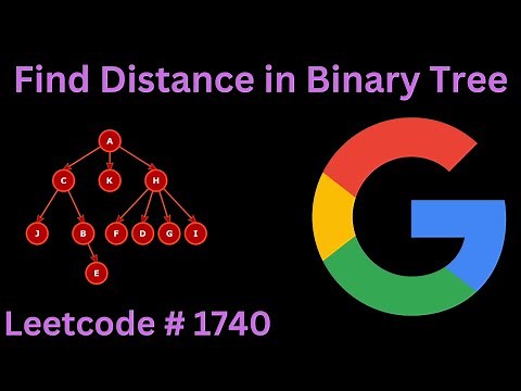 FIND DISTANCE IN BINARY TREE | LEETCODE 1740 | PYTHON GRAPH BFS SOLUTION