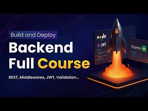 Backend Complete Course | NodeJS, ExpressJS, JWT, PostgreSQL, Prisma...