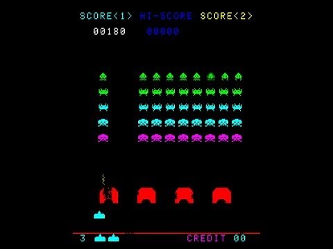 スペースインベーダー / Space Invaders 23840pts