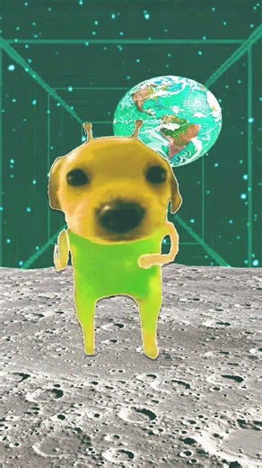new trend of alien dog