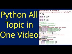 Python in ONE Video! Master Python from Basics to Advanced in Just 1 Hour | Learn Python in ONE SHOT