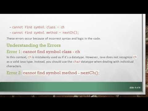 Fixing cannot find symbol class Errors in Java: Vowel Checker Program