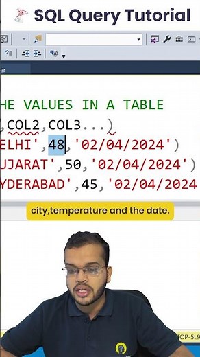 How to Use the INSERT Command in SQL Server | SQL Tutorial Day 7