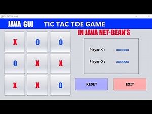 How to Create Tic Tac Toe Game in ||JAVA|| ||NET-BEAN'S|| |GUI| ||Full Video|| with Source Code