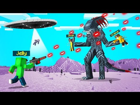 My FRIENDS Got ABDUCTED By ALIENS! (Minecraft Rescue Mission)