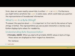 Converting Python Byte Strings to UTF-8 and ASCII: Understanding Hex Values