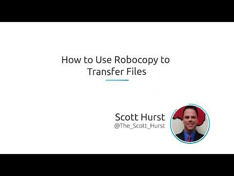How To Use Robocopy To Transfer Files