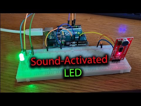 Make Your Own Sound Activated LED Light With Arduino Sound Detector - A Beginner Video