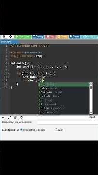 Selection Sort in C++ Explained in 15 Seconds! | Most Asked DSA Sorting 🔥 #competitivecoding #coding
