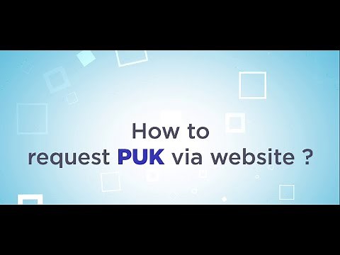 How to request PUK via website?