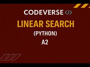 Linear Search in Python | A2 Computer Science