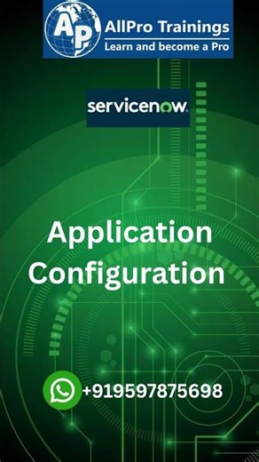 Application Configuration in ServiceNow