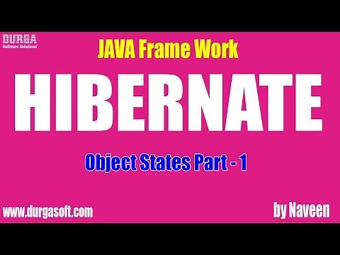 Hibernate tutorial | Object States Part - 1 by Naveen