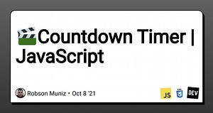 🎬Countdown Timer | JavaScript