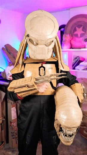 Cardboard Predators Costume #predator #80s