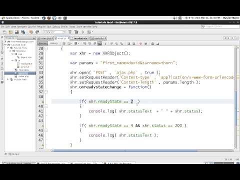 AJAX XMLHttpRequest - Javascript - Using POST Request - DETAILED - Part 3 of 4