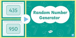 Random Number Generator 0-1000 PowerPoint