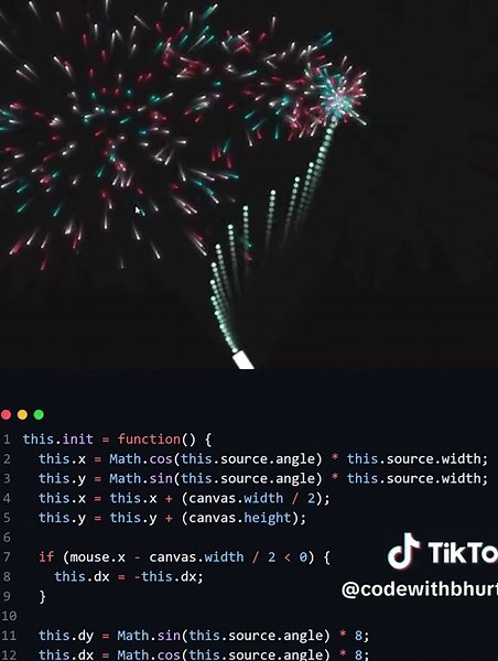 Impactantes Animaciones de Fuegos Artificiales con JavaScript