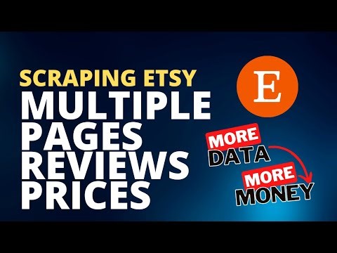 How I Scrape multiple pages on Etsy with Python, BeautifulSoup