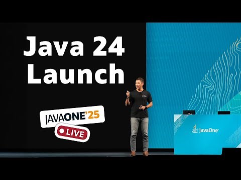 Java 24 Launch - Live from JavaOne 2025