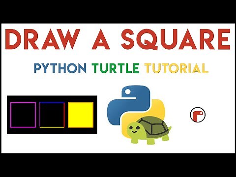 Python Turtle - Code a Square Tutorial