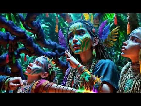 Psychedelic Trance - Ayahuasca Trip Visuals / Intense Trippy Animation 🧘🏻‍♀️ Psytrance DMT mix 2024