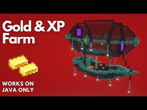 GOLD & XP FARM | Minecraft Tutorial | Java [1.21+]