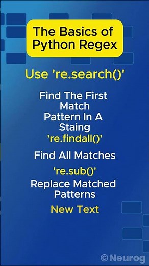 The Basics of Python Regex