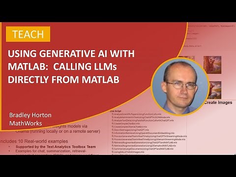Using Generative AI with MATLAB: Calling LLMs Directly from MATLAB