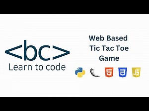 How to Build a Web-Based Tic Tac Toe Game with Python, Flask, and AJAX
