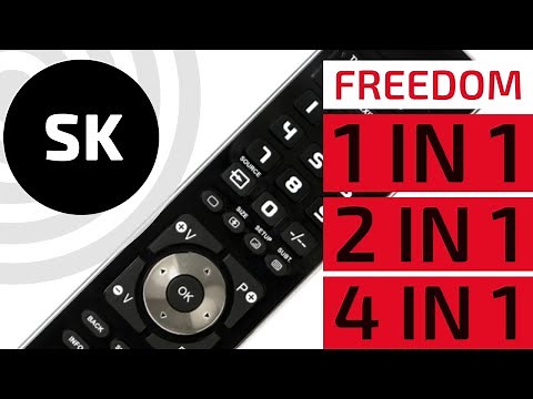How to setup the universal remote control Superior Freedom (sub SK)