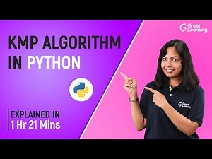 KMP Algorithm in Python | Python Tutorial for Beginners | #Python | Great Learning