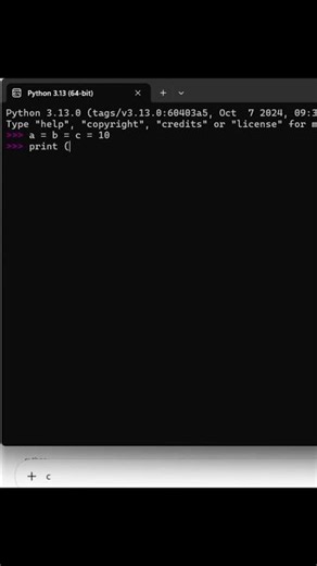 Multiple Assign | Python