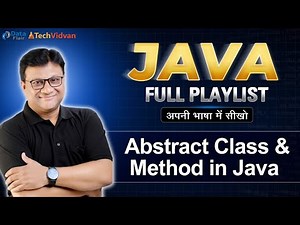 Abstract Class and Abstract Method in Java