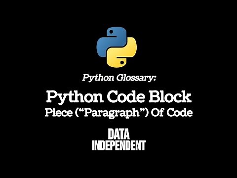 Python Code Block - What Is It?