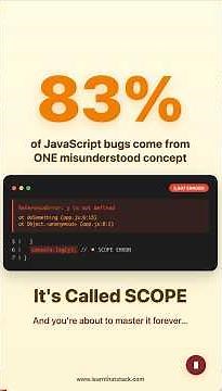 Why 83% of Your JavaScript Breaks Not What You Think #javascript #debugging #codingtips