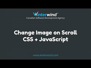 Change Image on Scroll with CSS and JavaScript