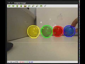 Multiple Object Detection with Color Using OpenCV