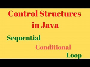 Control Structures in Java?Basic Control Structures #controlstructure @simanstudies