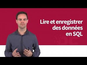 Développez des sites web avec Java EE: Lire et enregistrer des données en SQL