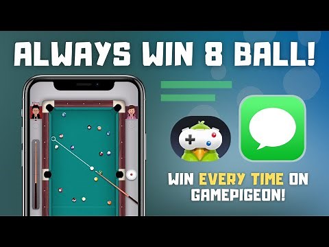 How to ALWAYS Win 8 Ball Pool on GamePigeon! (iMessage Games)