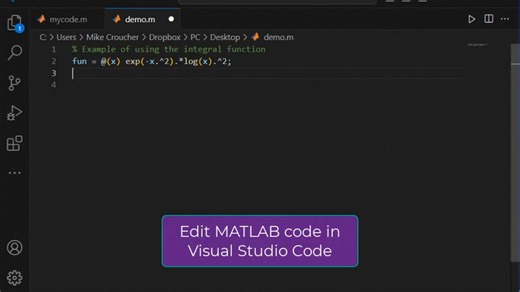 Run MATLAB programs right from Visual Studio Code ➡️ http://spr.ly/6185b8tiW | MATLAB