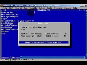 Turbo Pascal Programming #03 Readln