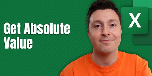 How to Get Absolute Value in Excel With the ABS Function