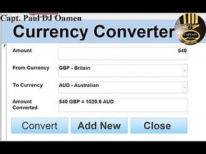 How to Create a Currency Converter in Access - Full Tutorial