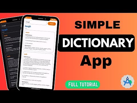 How to make Dictionary app | Android Studio | 2024
