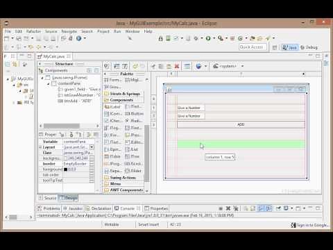 Eclipse Window Builder (GUI)