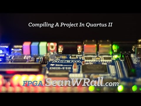 Compiling A Project In Quartus II