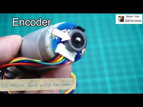 How to Measuring DC Motor RPM Throught Built in Encoder with Arduino